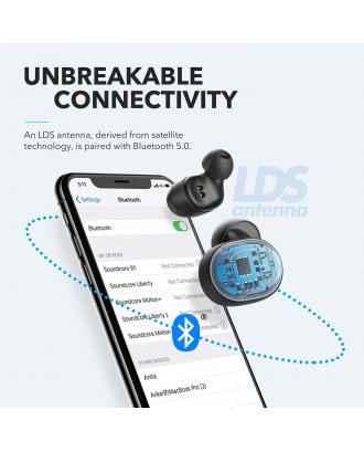 Upgraded, Anker Soundcore Liberty Neo True Wireless Earbuds, Pumping Bass, IPX7 Waterproof, Secure Fit, Bluetooth 5 Headphones, Stereo Calls, Noise Isolation, One Step Pairing, Sports, Work Out